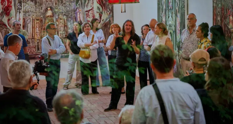 Artistic moment at FIKL ART STAGE